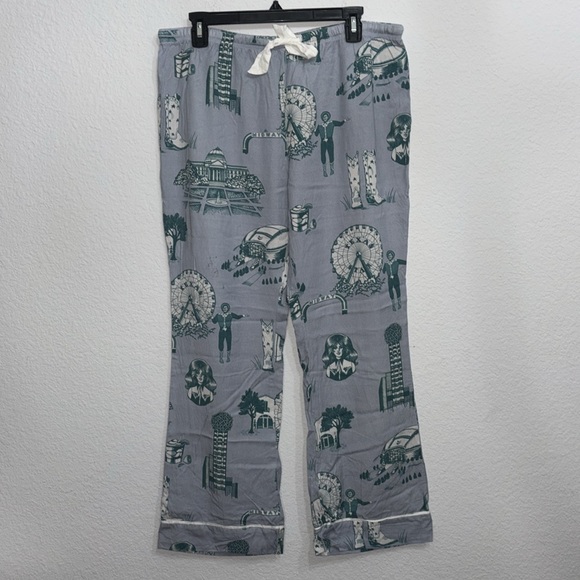 Katie Kime Dallas Toile Pajama Pants Set - Picture 10 of 12